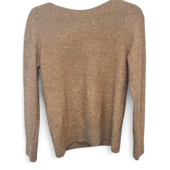 Loft sequin boatneck ribtrim sweater - Picture 3 of 5